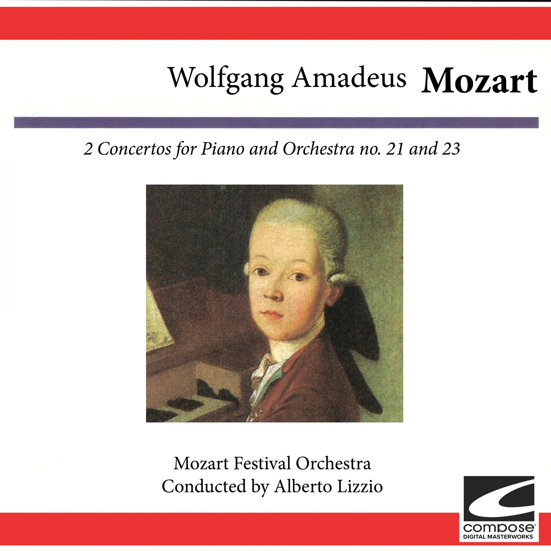 Album cover of Wolfgang Amadeus Mozart: 2 Concertos for Piano and Orchestra No. 21 and 23