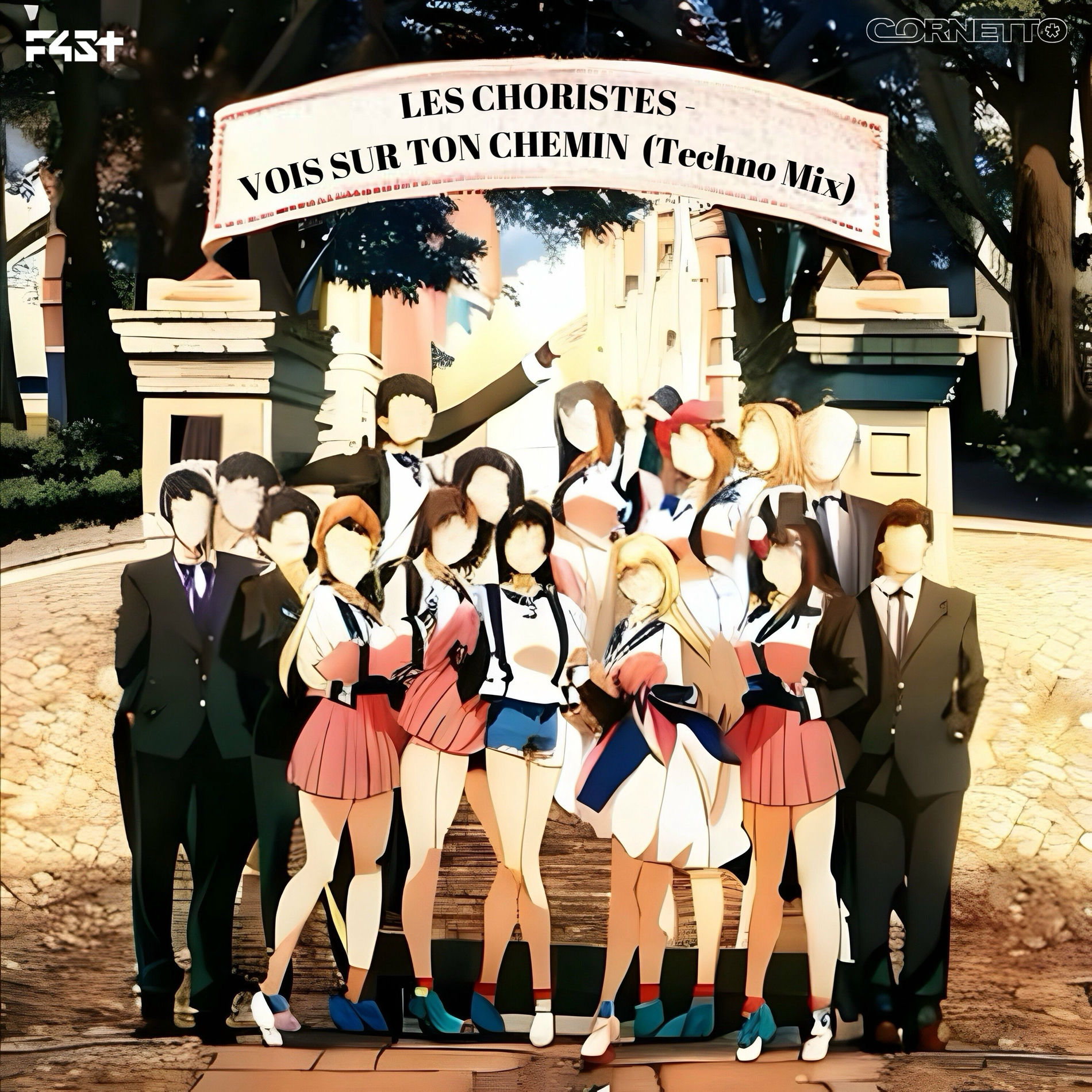 Album cover of Les Choristes ''vois Sur Ton Chemin'' (Techno Mix)
