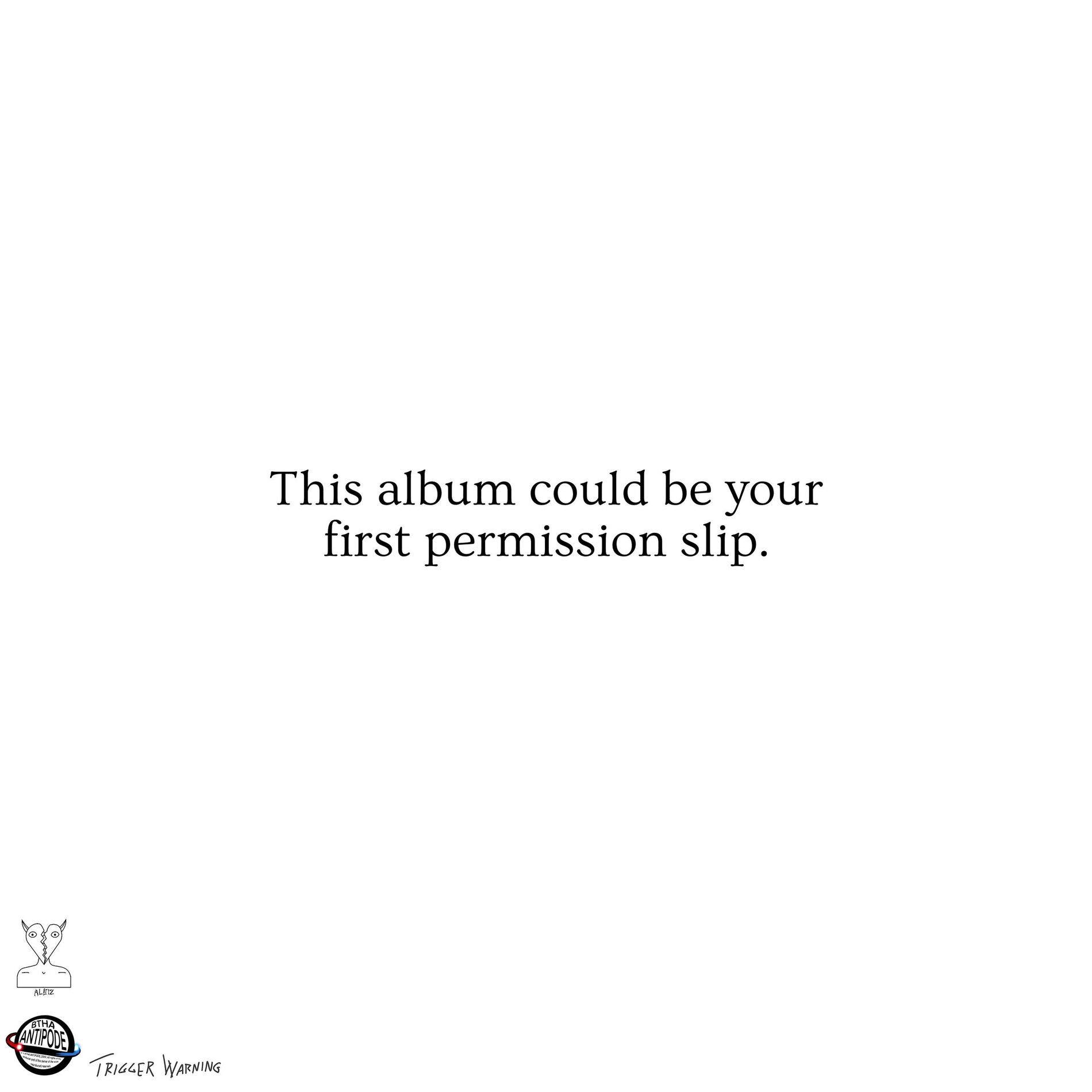 Album cover of your first permission slip