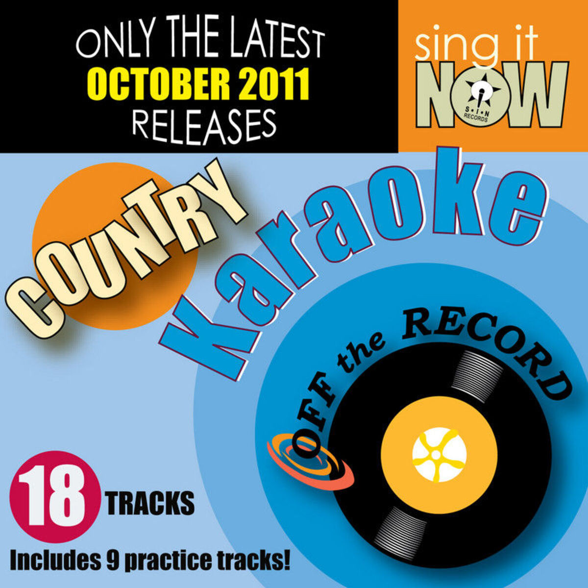 Album cover of October 2011 Country Hits Karaoke