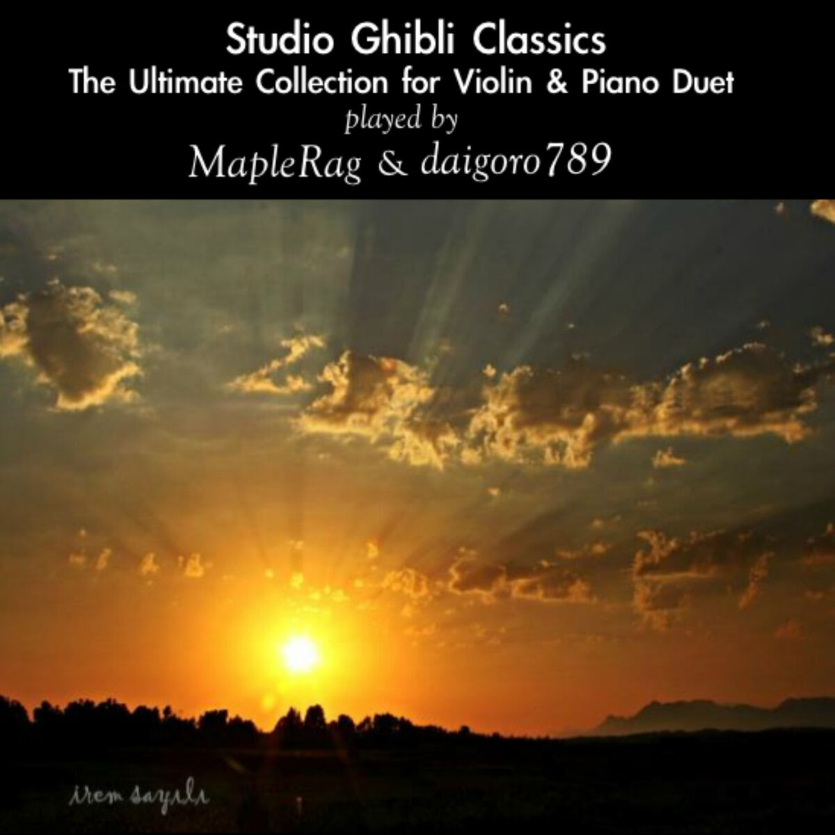 Album cover of Studio Ghibli Classics: The Ultimate Collection for Piano and Violin Duet