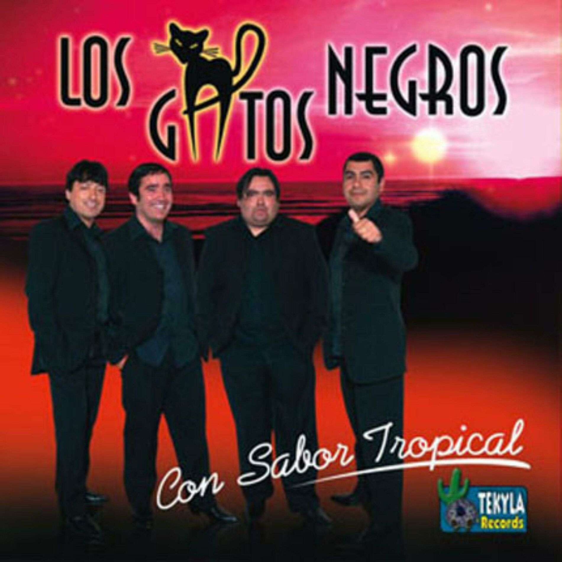 Album cover of Los Gatos Negros (Con Sabor Tropical - 2008)
