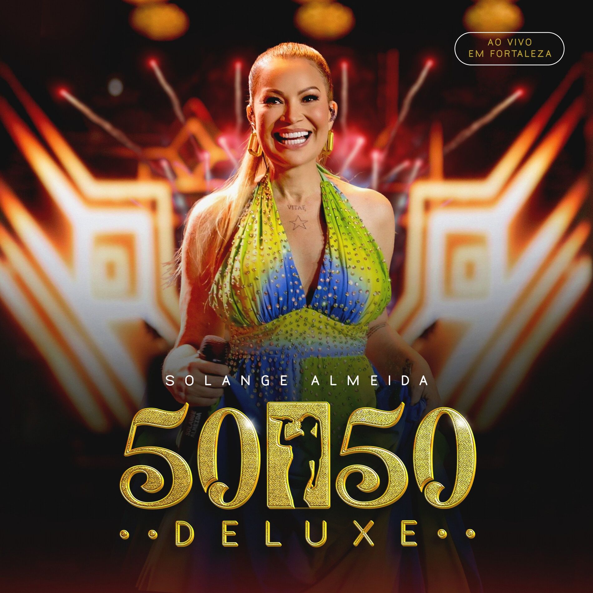 Album cover of Solange Almeida 50/50 Ao Vivo em Fortaleza Deluxe