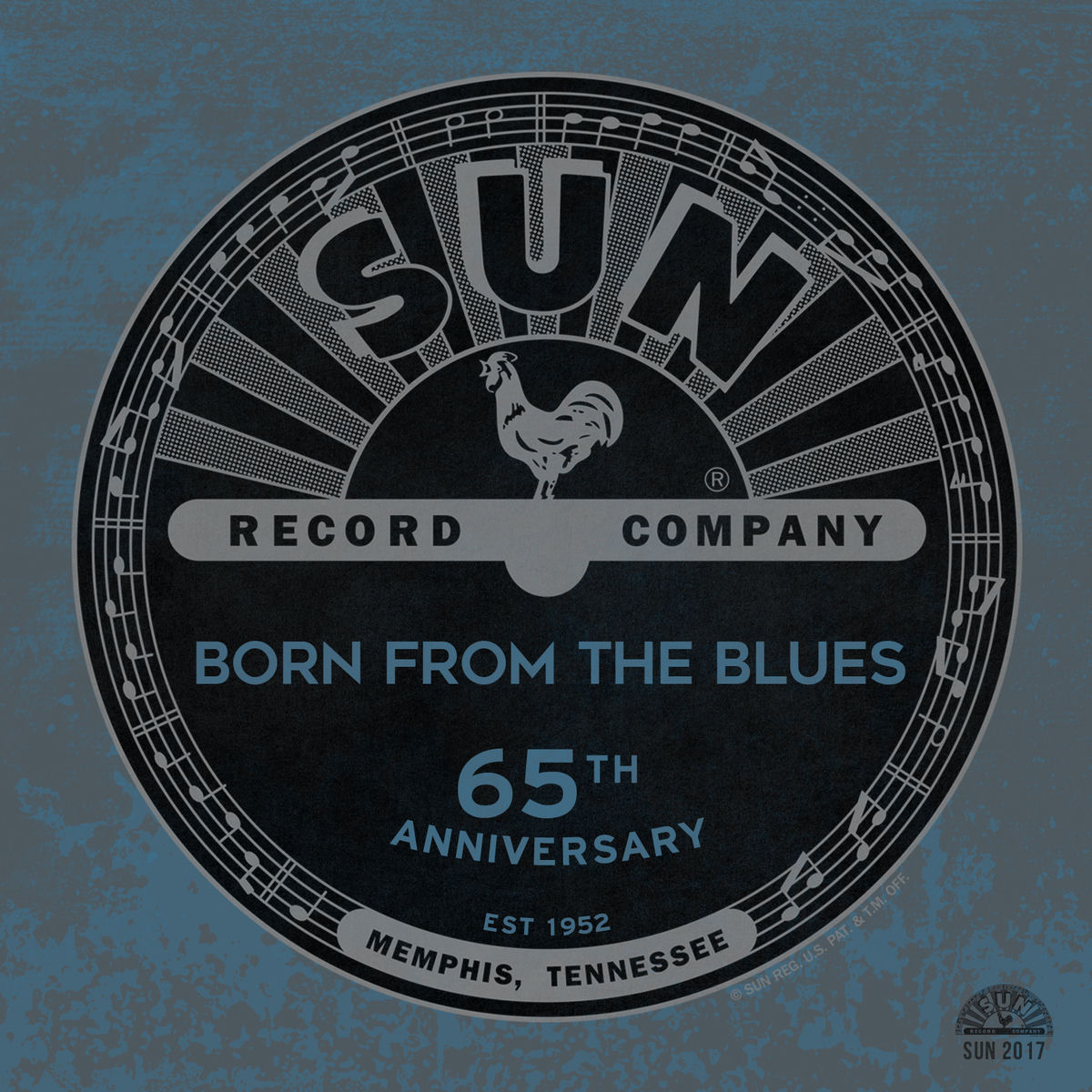 Album cover of Sun Records 65th Anniversary: Born From The Blues