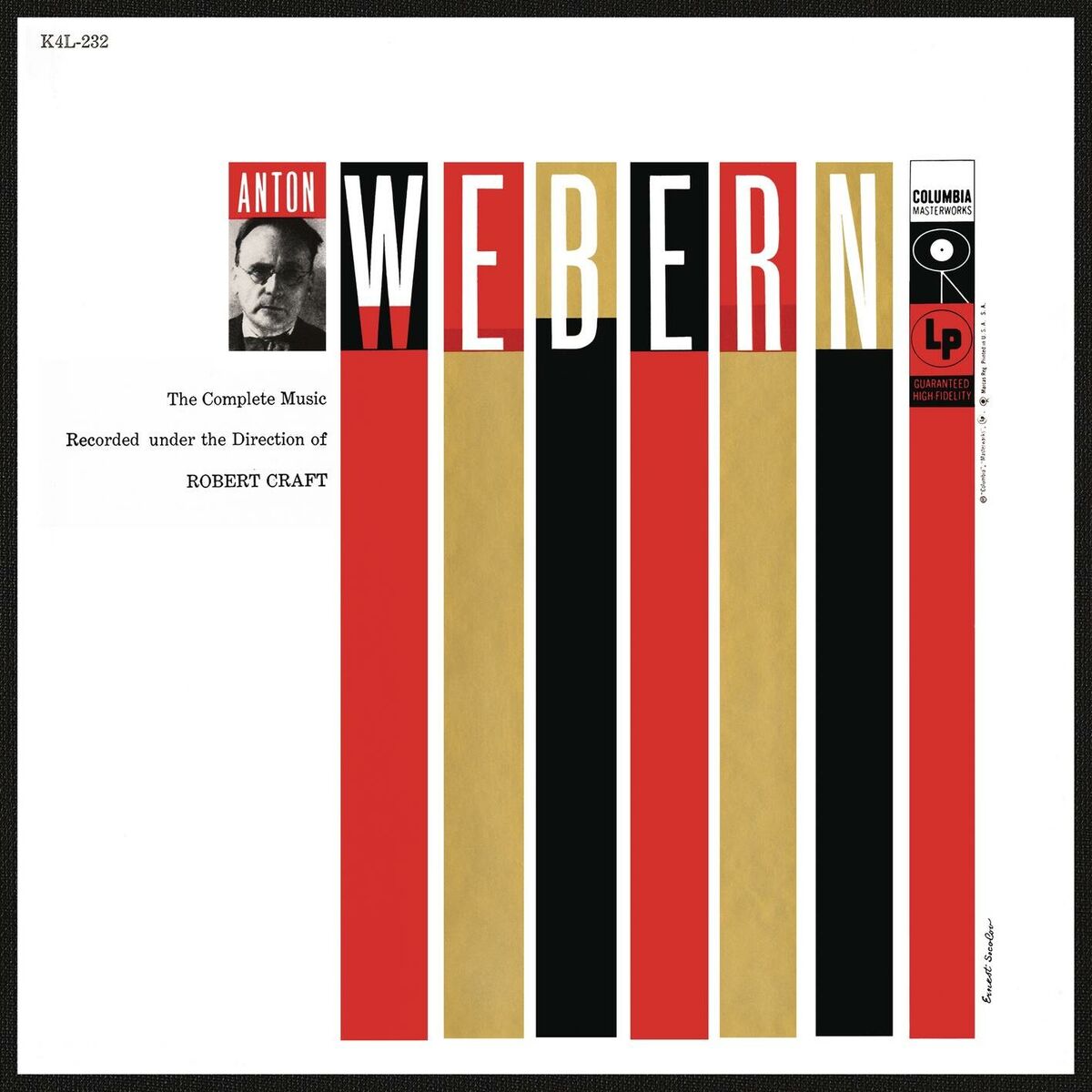 Album cover of The Complete Music of Anton Webern under the Direction of Robert Craft (2021 Remastered Version)