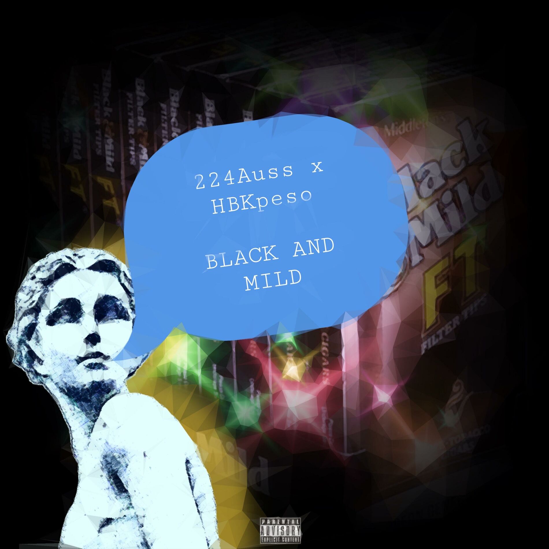 Album cover of BLACK AND MILD (feat. HBK Peso)