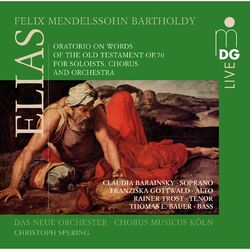 Cover of Mendelssohn: Elias, Op. 70 MWV A 25