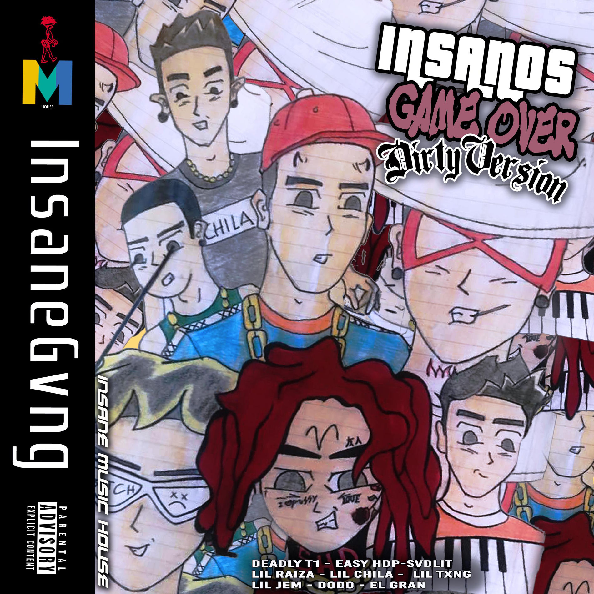 Album cover of Insanos Game Over (Dirty Version)