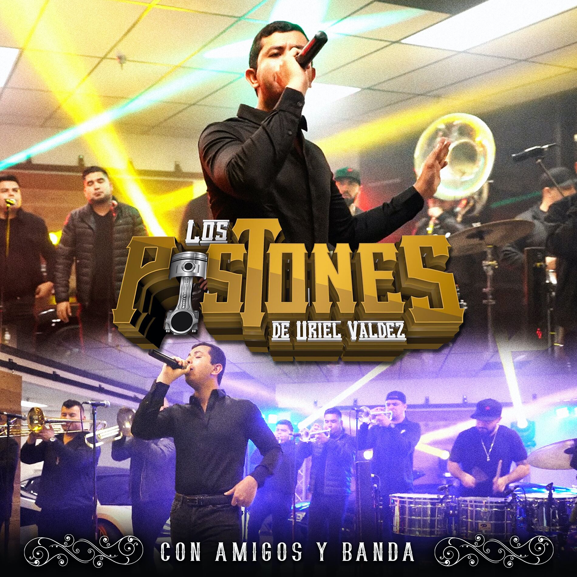 Album cover of Con Amigos Y Banda