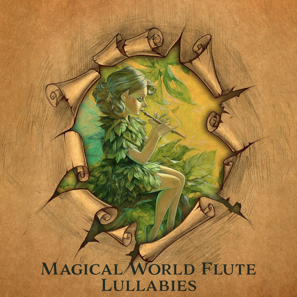 Album cover of Magical World Flute Lullabies: Native American Flutes for Sleep Therapy