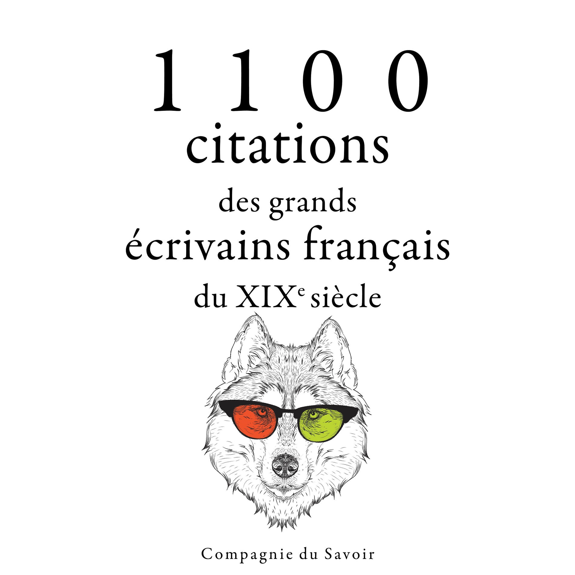 Album cover of 1100 citations des grands écrivains français du XIXe siècle