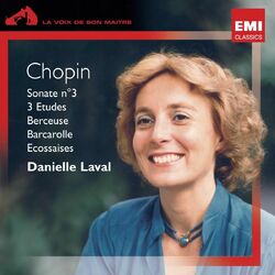Cover of Chopin: Sonate No. 3, 3 Études, Berceuse, Barcarolle & Écossaises