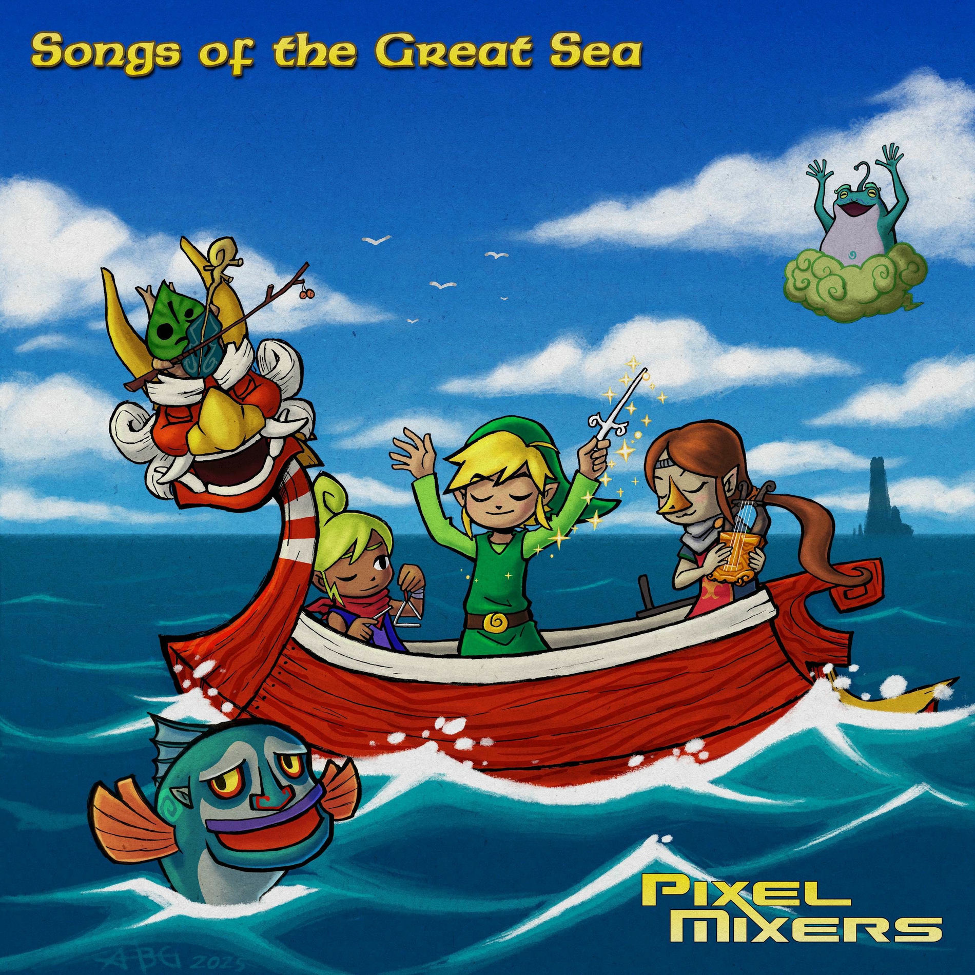 Album cover of Songs of the Great Sea - The Legend of Zelda: The Wind Waker