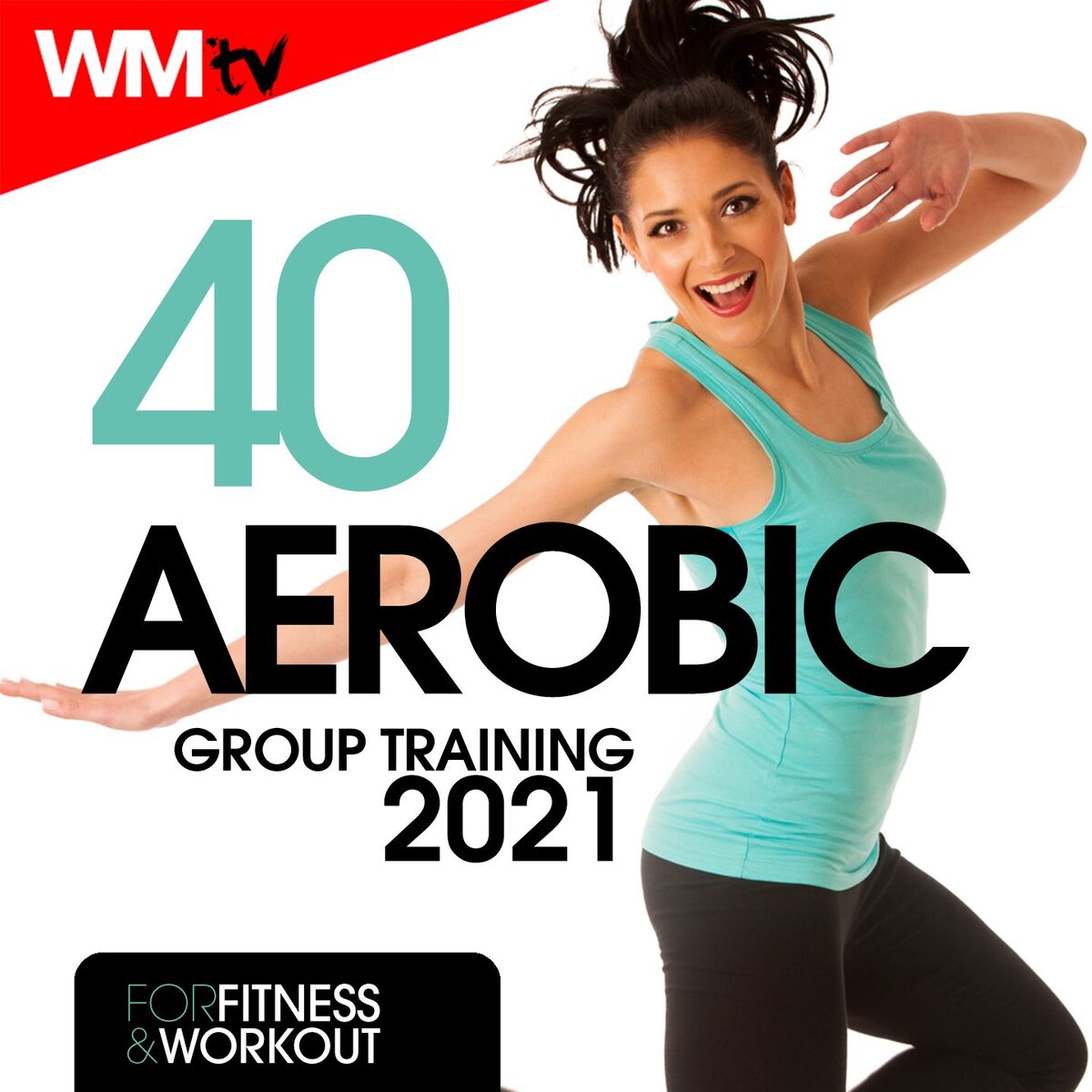 Album cover of 40 Aerobic Group Training 2021 For Fitness & Workout (Unmixed Compilation for Fitness & Workout 135 Bpm / 32 Count)