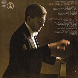 Cover of Jolivet: Concerto for Piano and Orchestra - Milhaud: Concerto No. 1 for Piano and Orchestra & La Création du Monde Op. 81