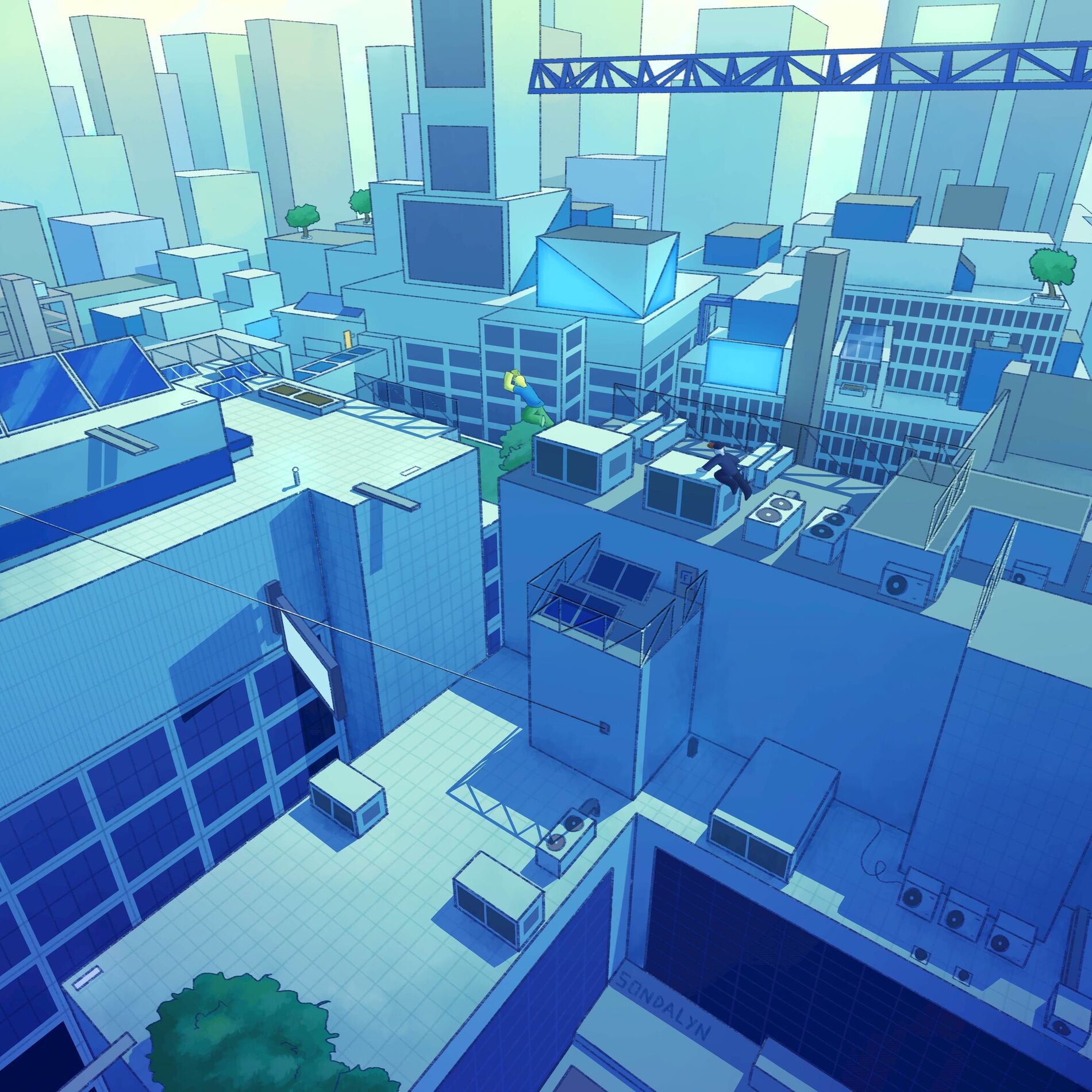 Album cover of Freefall - PARKOUR Reborn OST