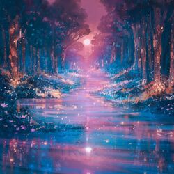 with the fireflies