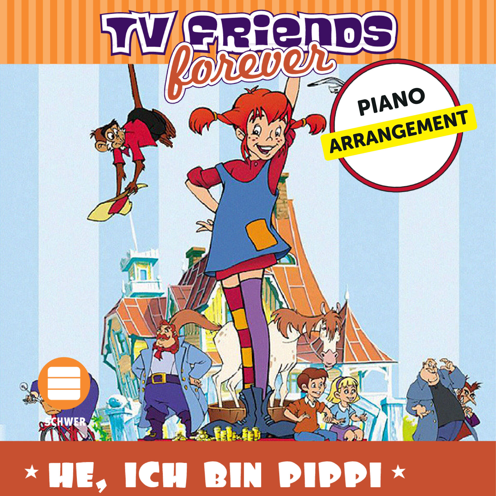 Album cover of He, ich bin Pippi (Piano Arrangement)