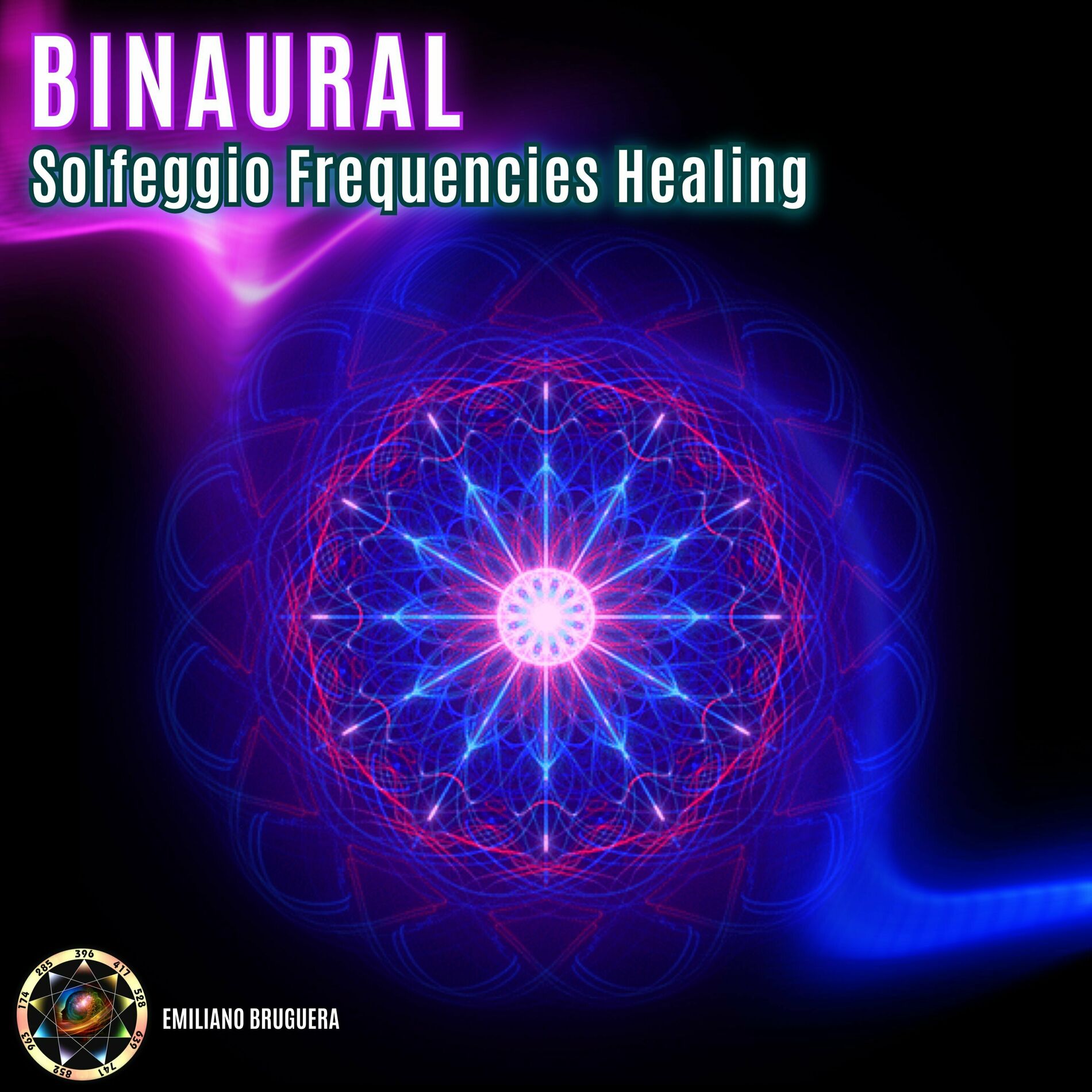 Album cover of Binaural Solfeggio Frequencies Healing