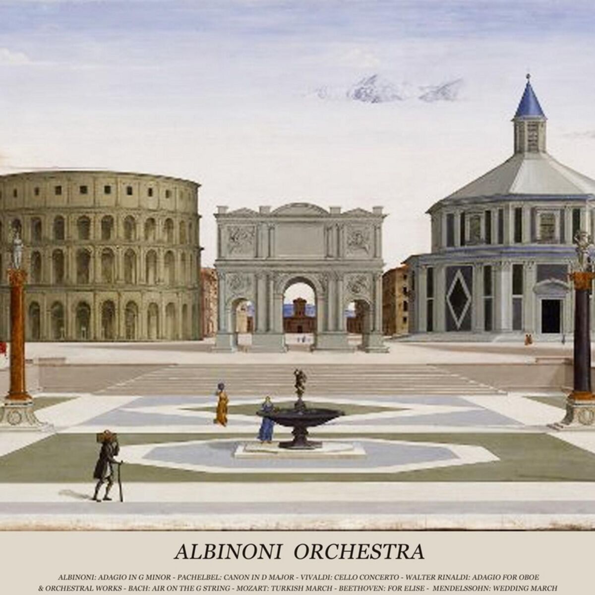 Album cover of Albinoni: Adagio in G Minor - Pachelbel: Canon in D Major - Vivaldi: Cello Concerto - Walter Rinaldi: Adagio for Oboe & Orchestral