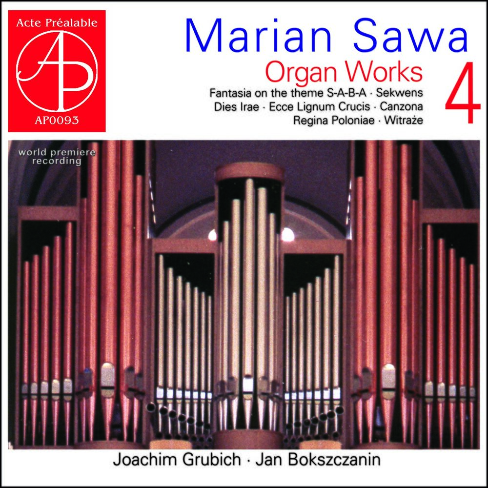 Picture of Marian Sawa - Organ Works (Volume 4)