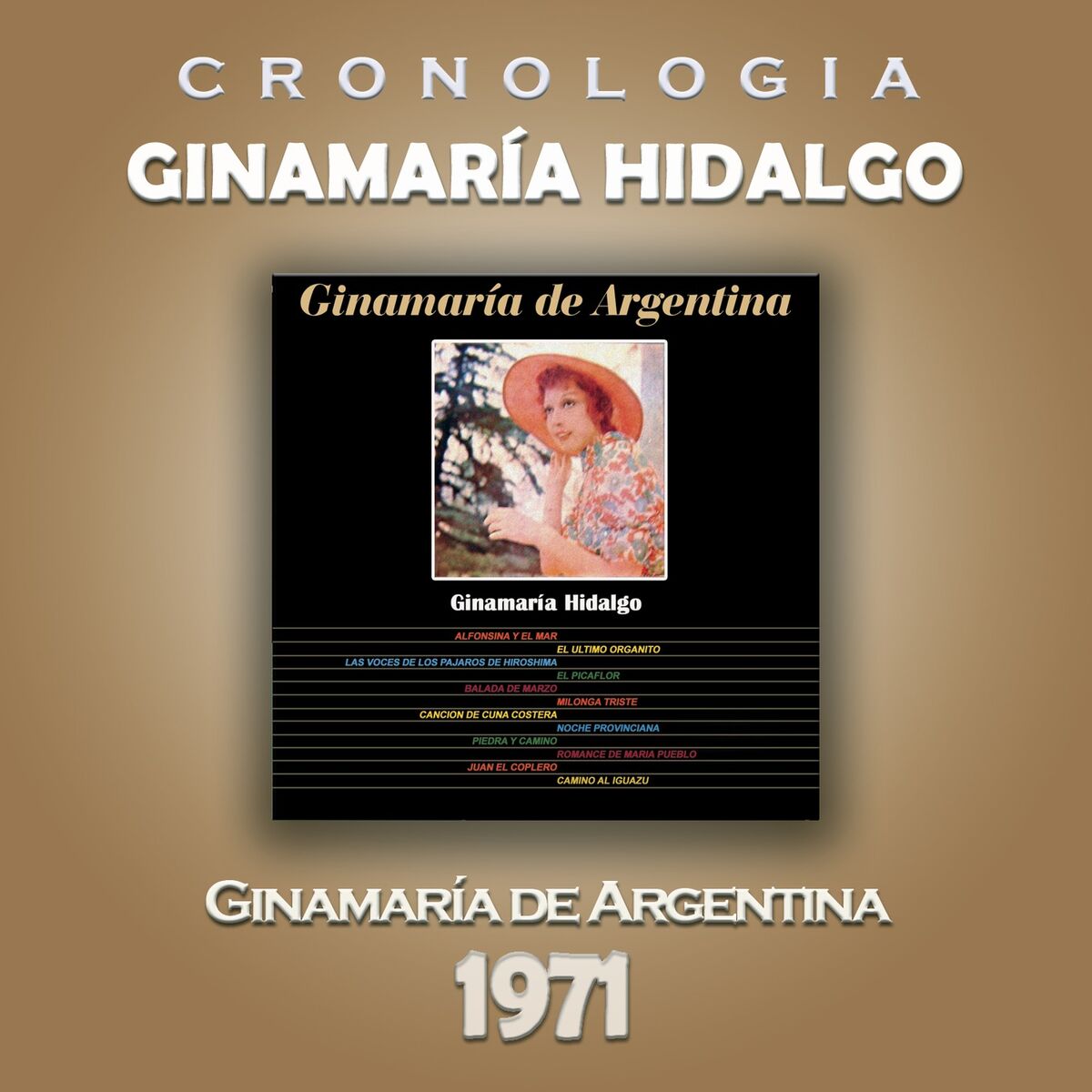 Album cover of Ginamaría Hidalgo Cronología - Ginamaría de Argentina (1971)