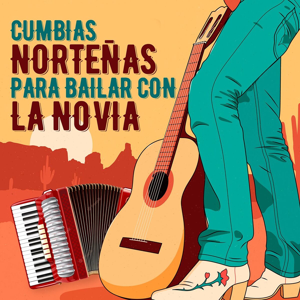 Album cover of Cumbias Norteñas Para Bailar Con La Novia