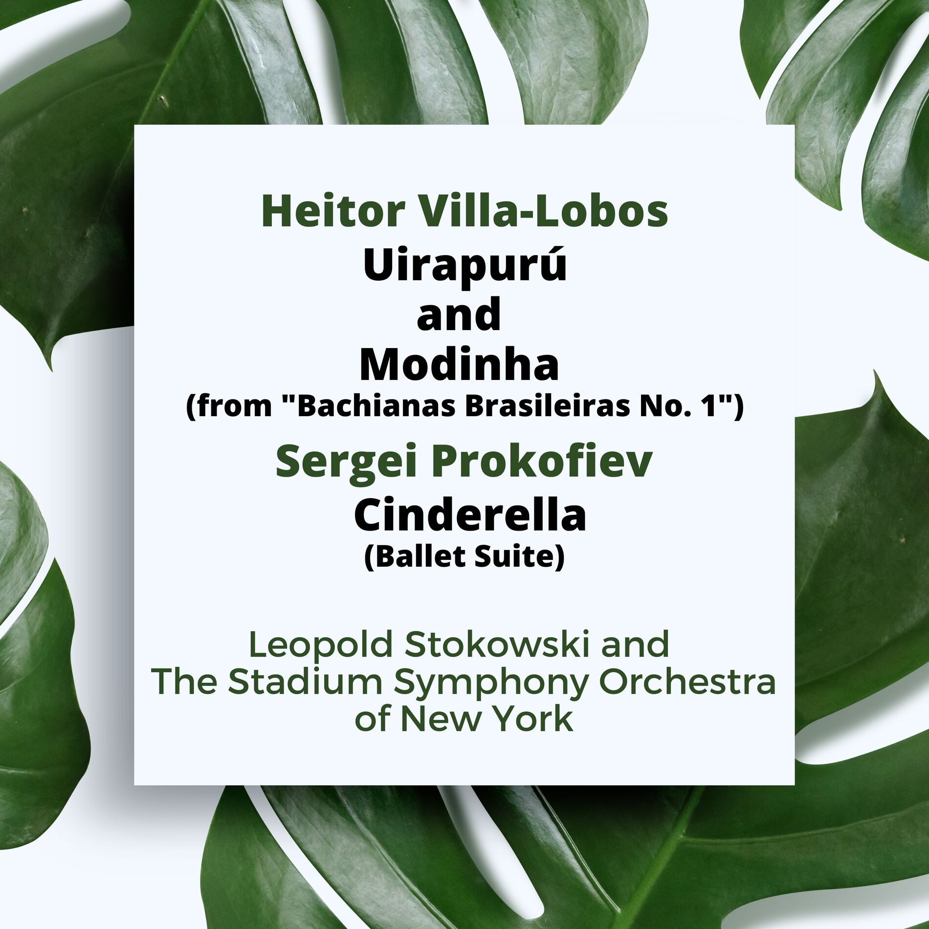 Album cover of Villa-Lobos: Uirapurú and Modinha (from 