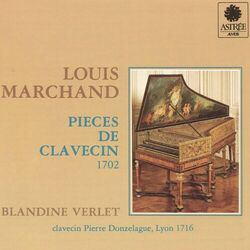 Cover of Marchand: Pièces de clavecin