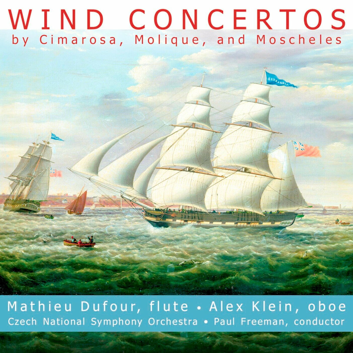 Album cover of Cimarosa / Molique / Moscheles: Wind Concertos