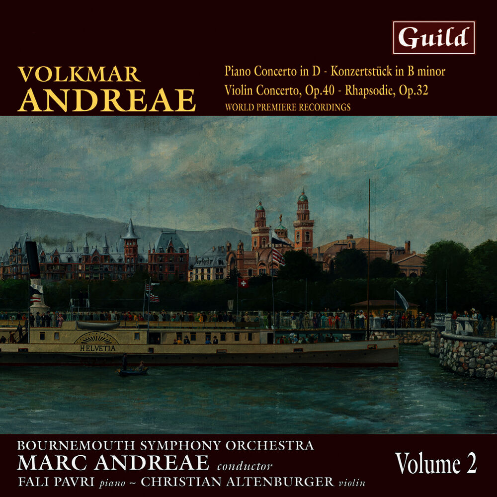 Picture of Andreae: Piano Concerto in D, Violin Concerto in F Minor, Rhapsodie for Violin and Orchestra