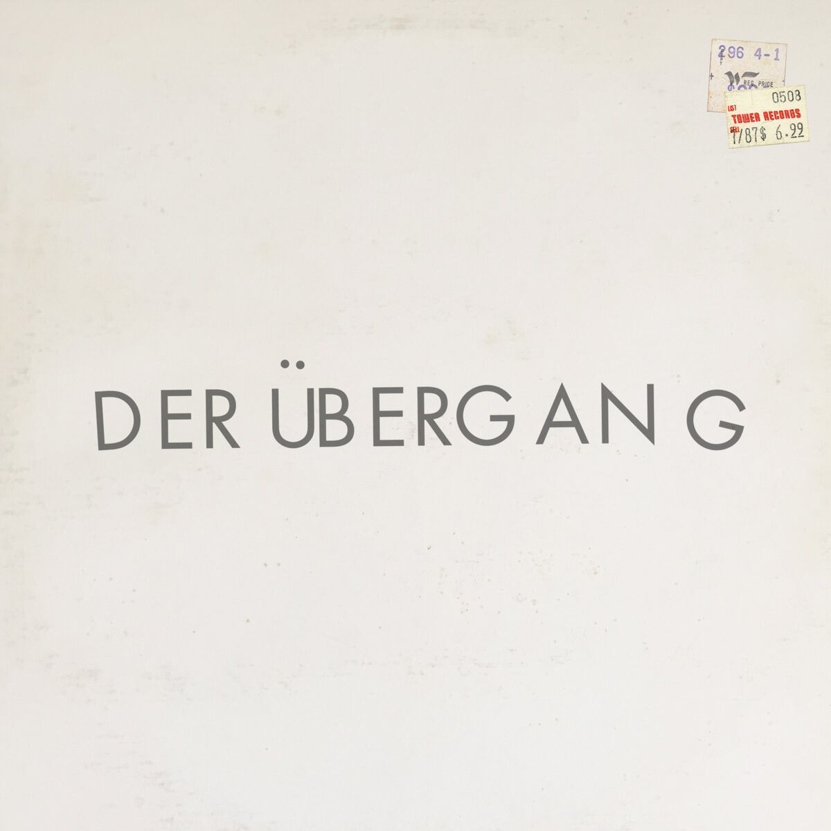 Album cover of Der Übergang