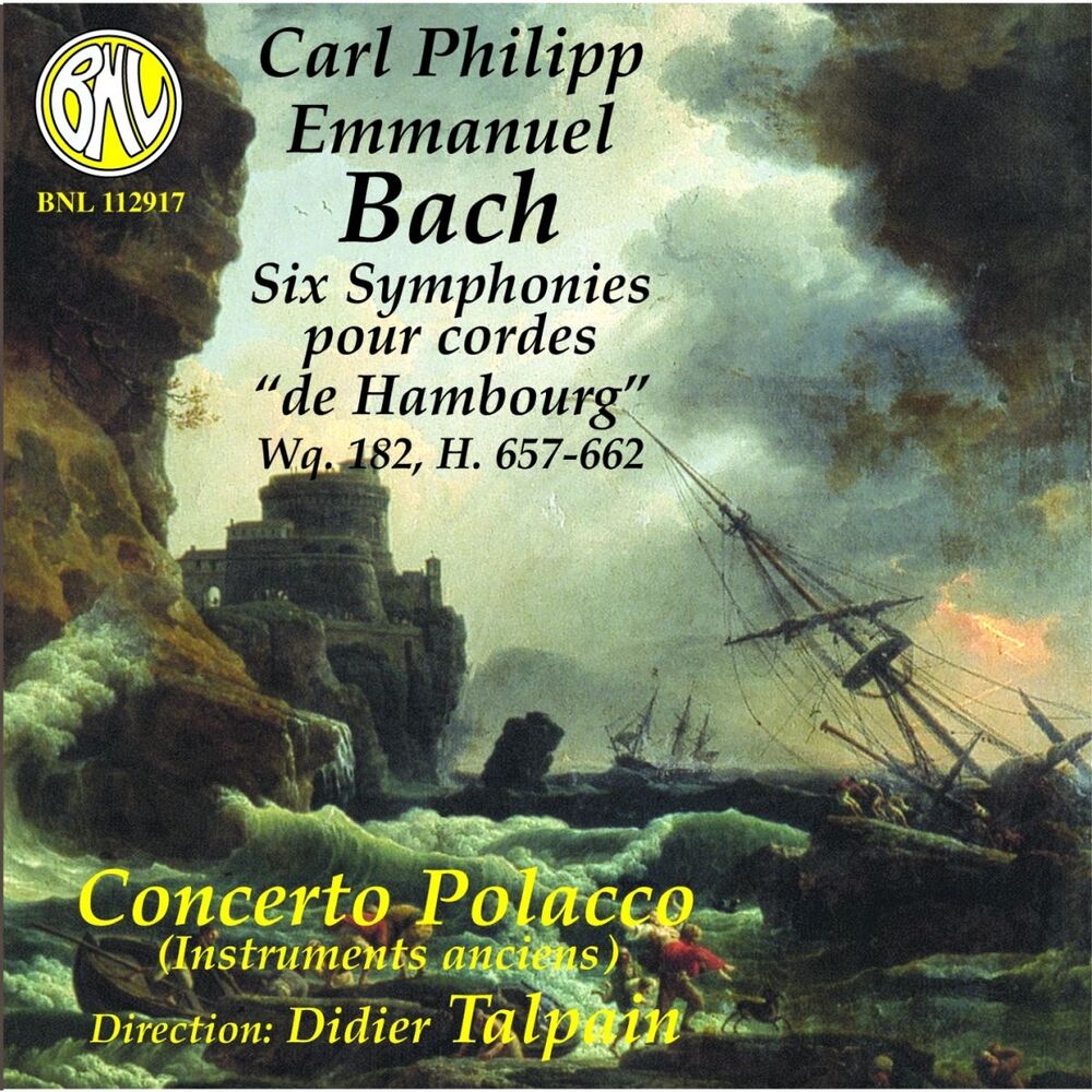 Picture of C.P.E. Bach: Six Symphonies pour cordes “de Hambourg”