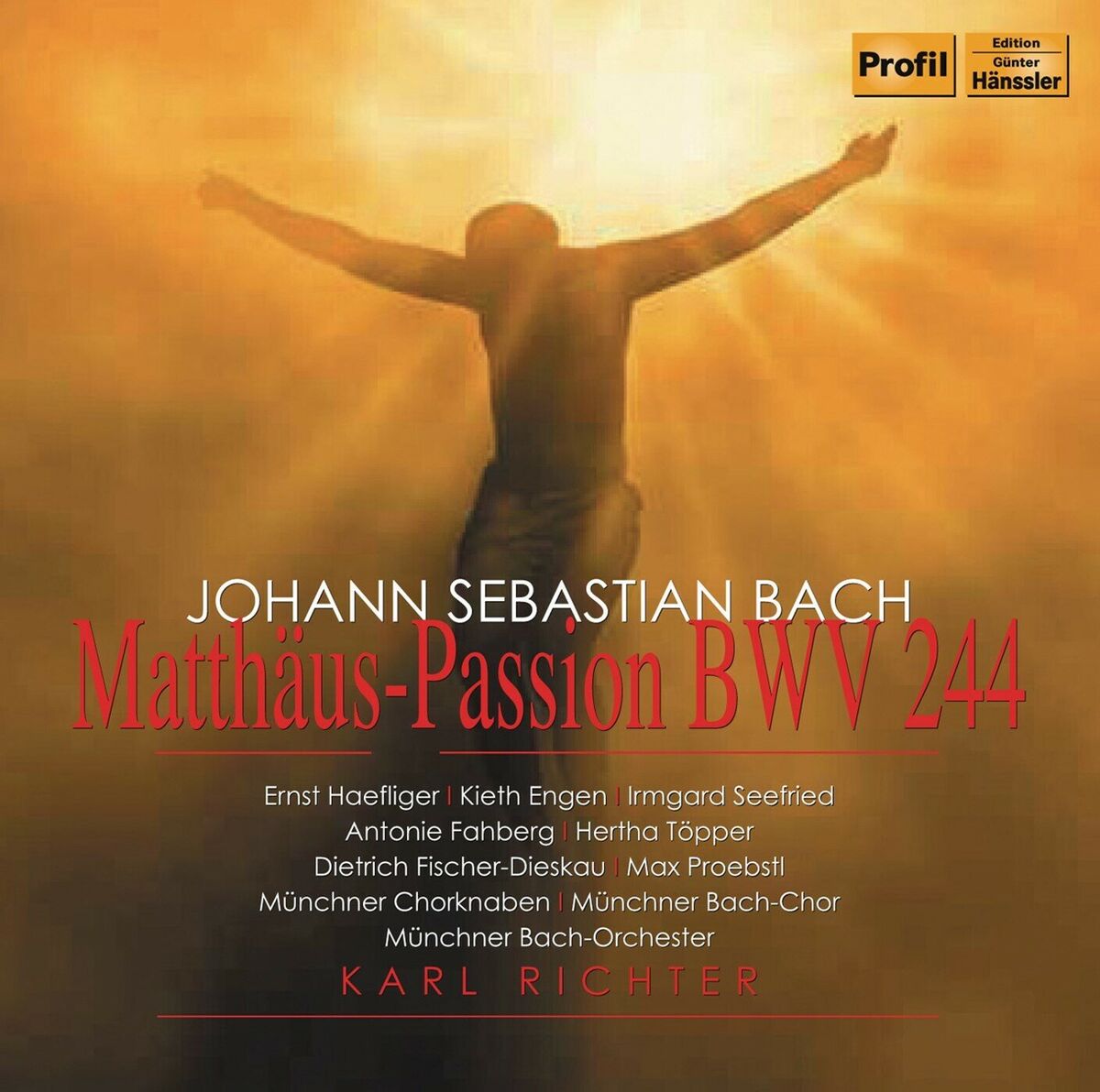 Album cover of St. Matthew Passion, BWV 244: Pt. I: Recitative. Der Heiland fallt vor seinem Vater nieder (Bass)