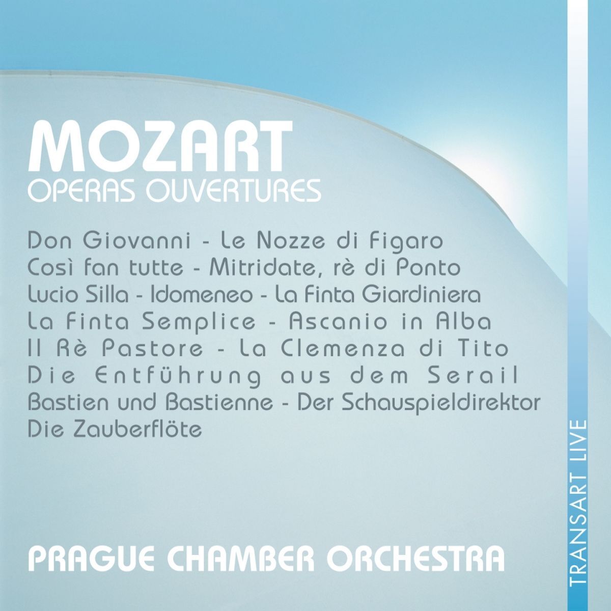 Album cover of Mozart : Ouvertures d'opéras - Operas ouvertures