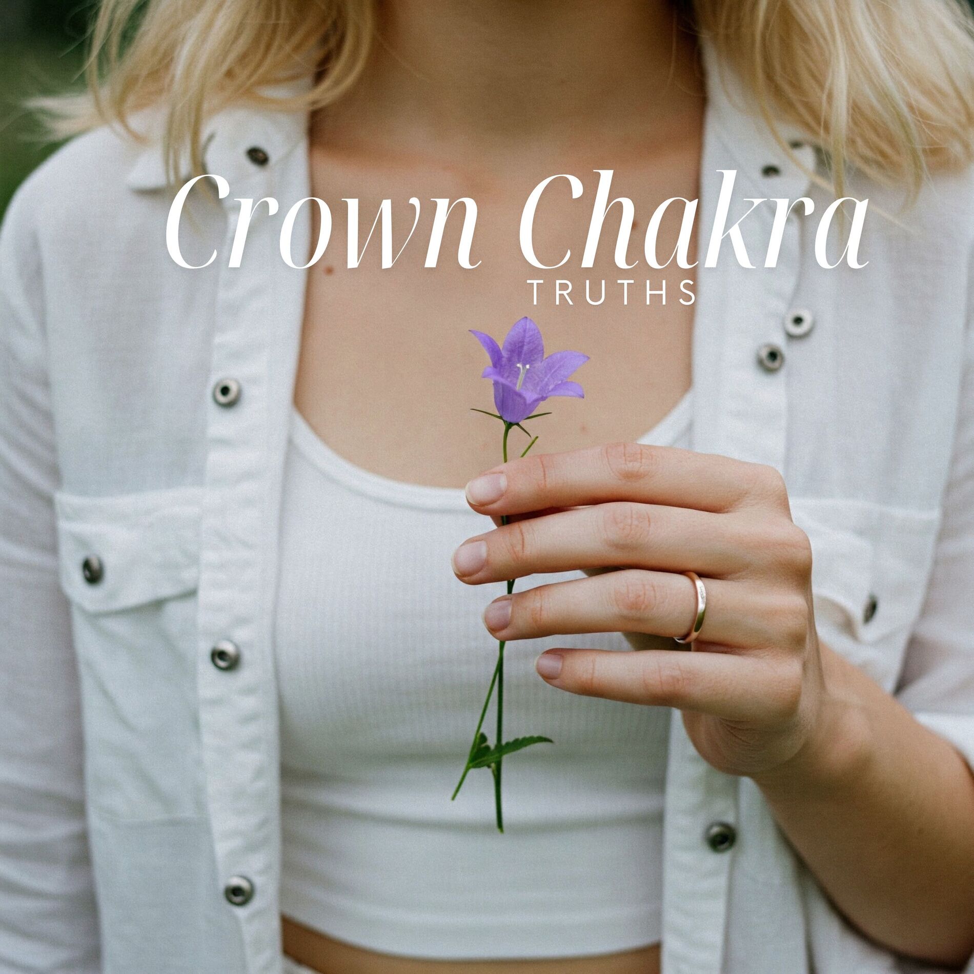 Album cover of Crown Chakra Truths: Healing Frequencies of Enlightenment and Spiritual Liberation
