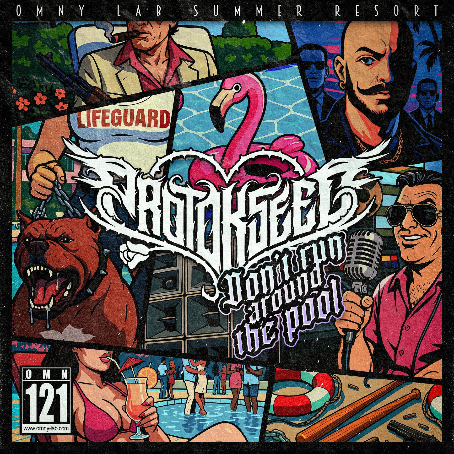 Album cover of Don't run around the pool