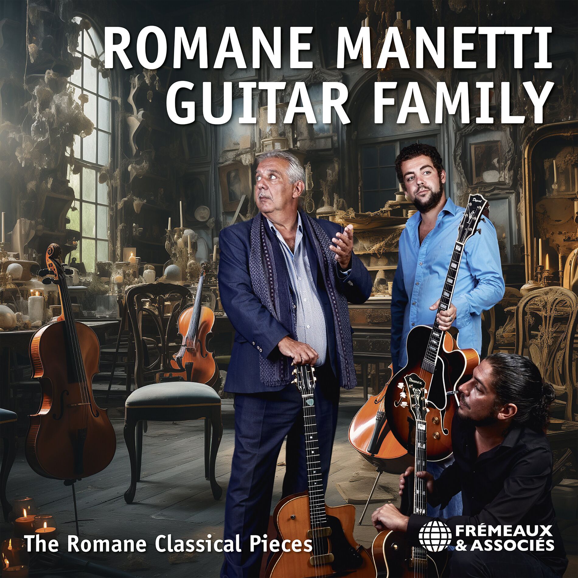 Album cover of Romane Manetti Guitar Family - The Romane Classical Pieces