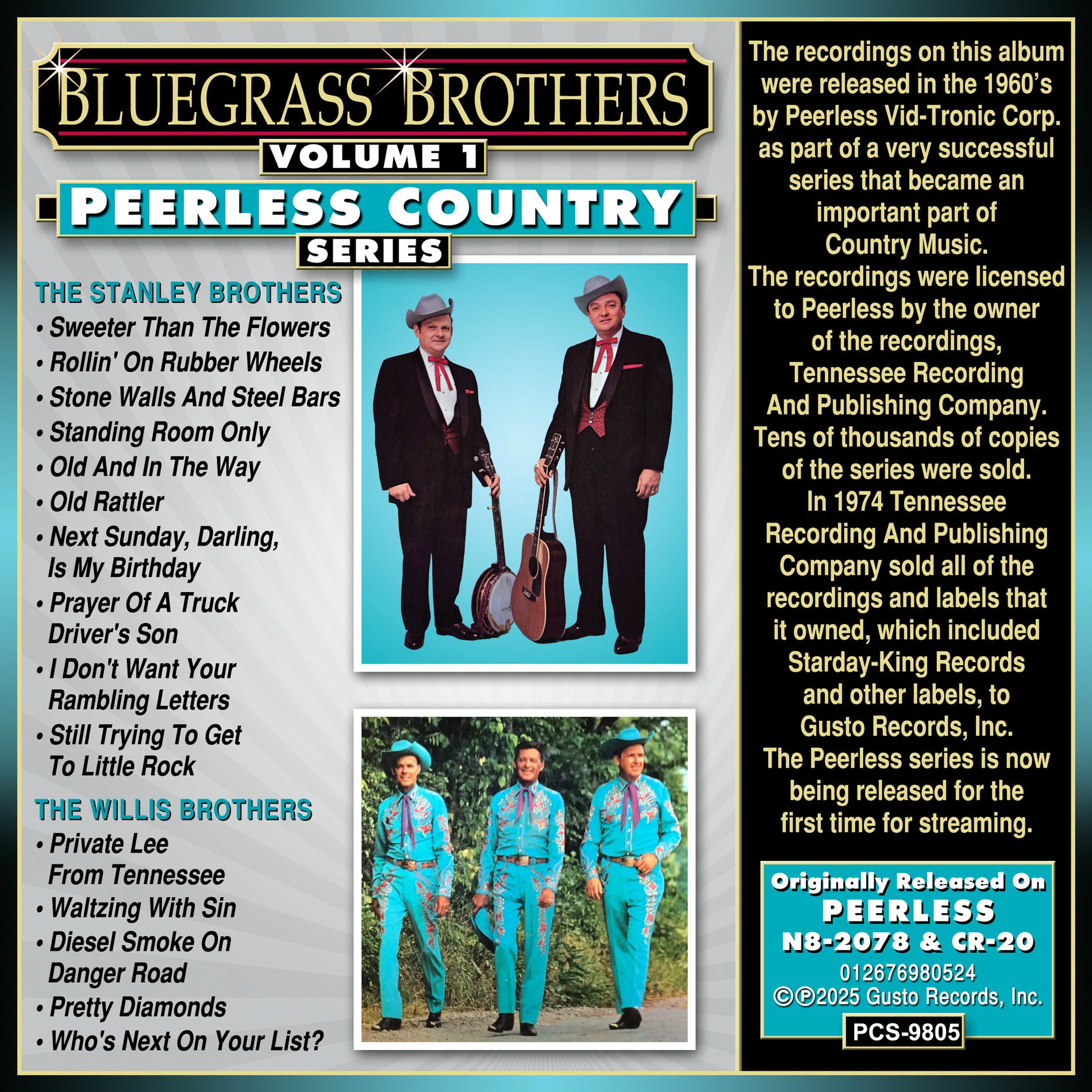Album cover of Bluegrass Brothers, Volume 1