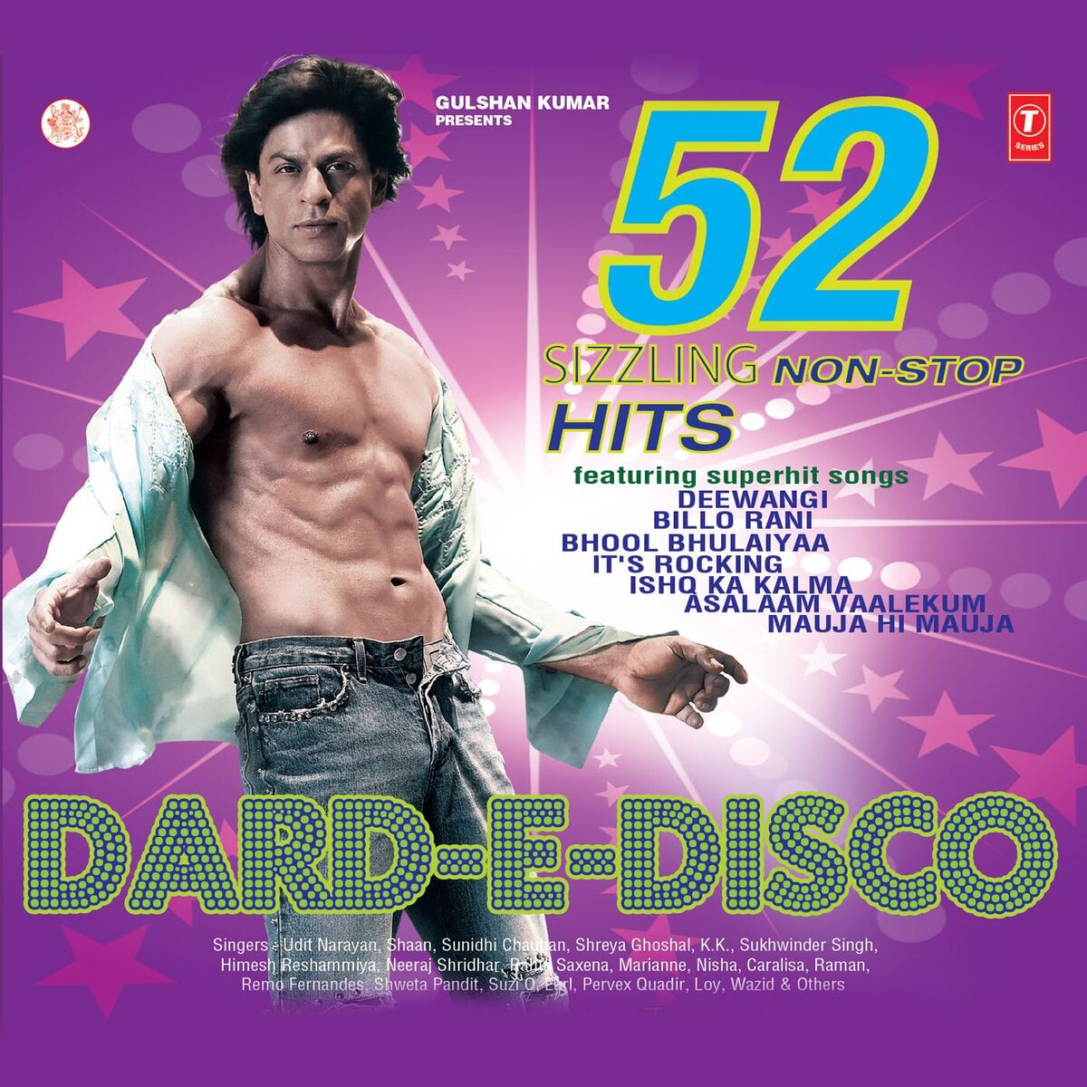 Album cover of 52 Sizzling Non Stop Hits: Dard-E-Disco