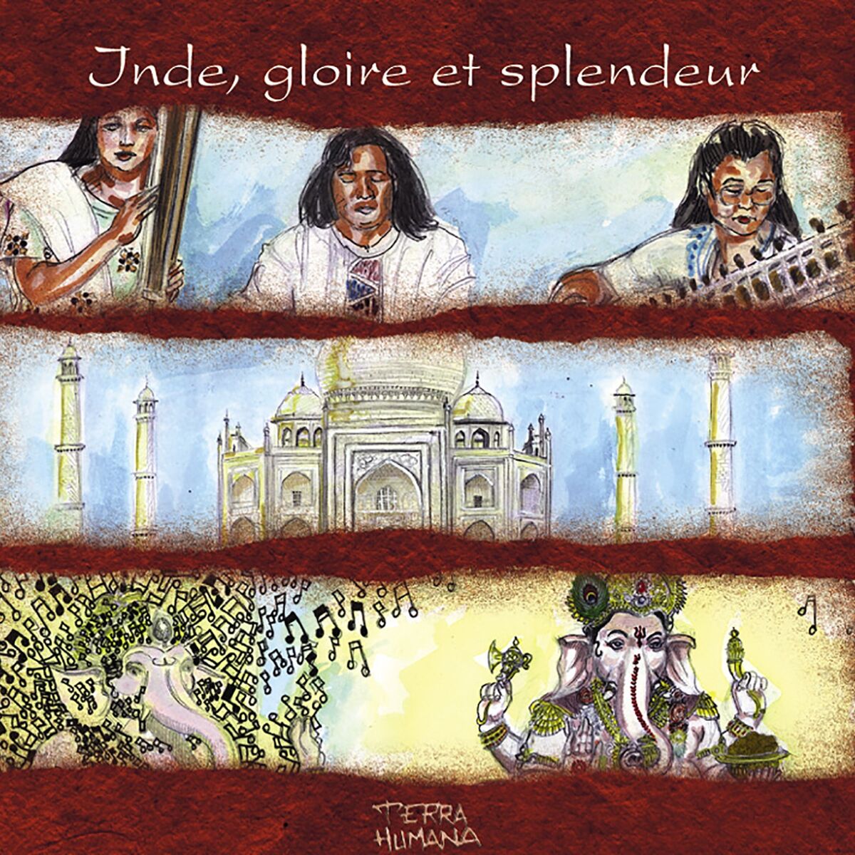 Album cover of Terra Humana: Inde, gloire et splendeur