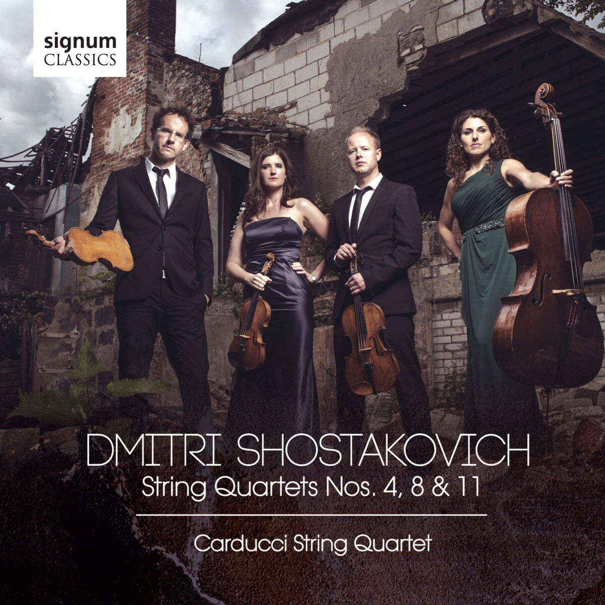 Album cover of Dmitri Shostakovich: String Quartets Nos. 4, 8 & 11