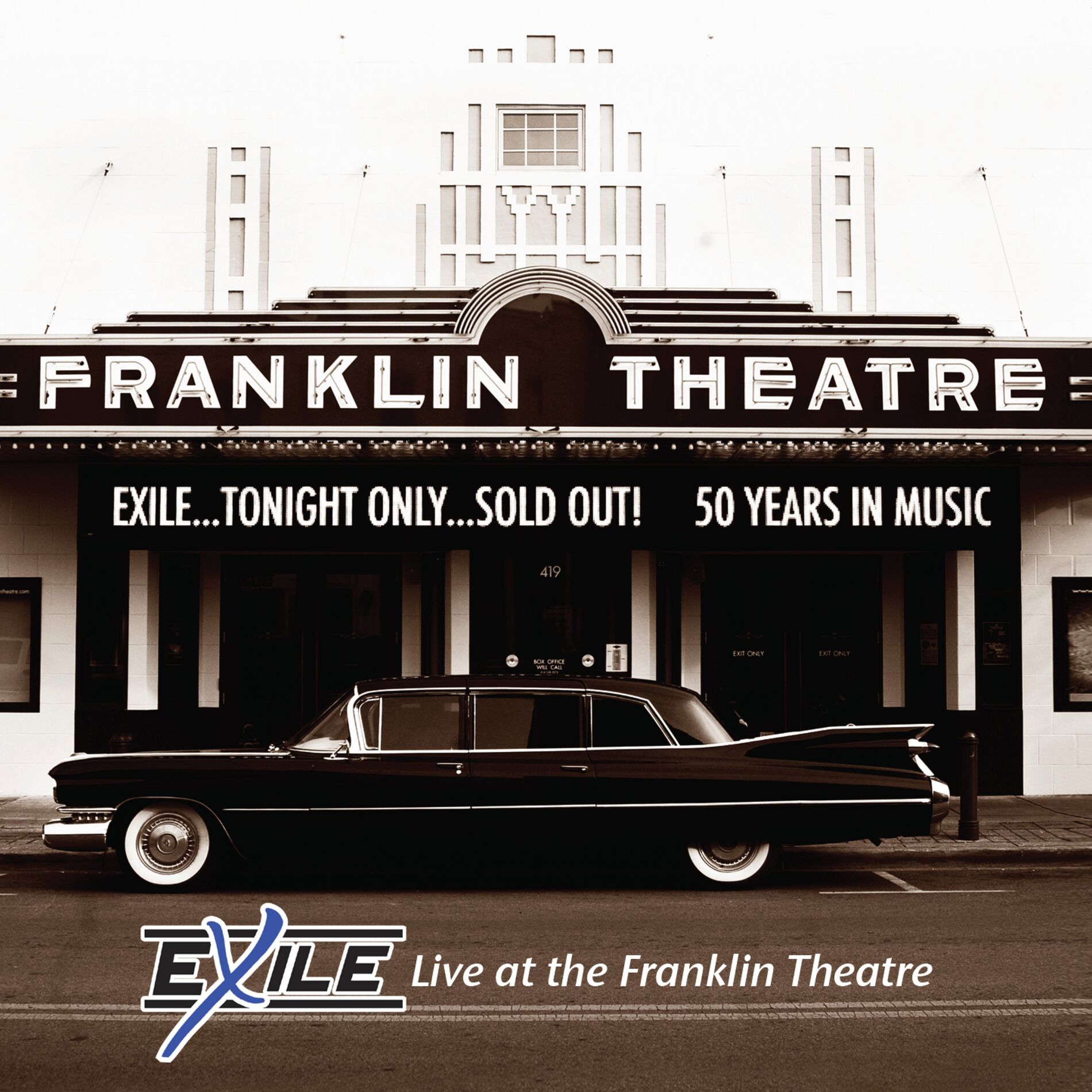 Album cover of Live at the Franklin Theatre