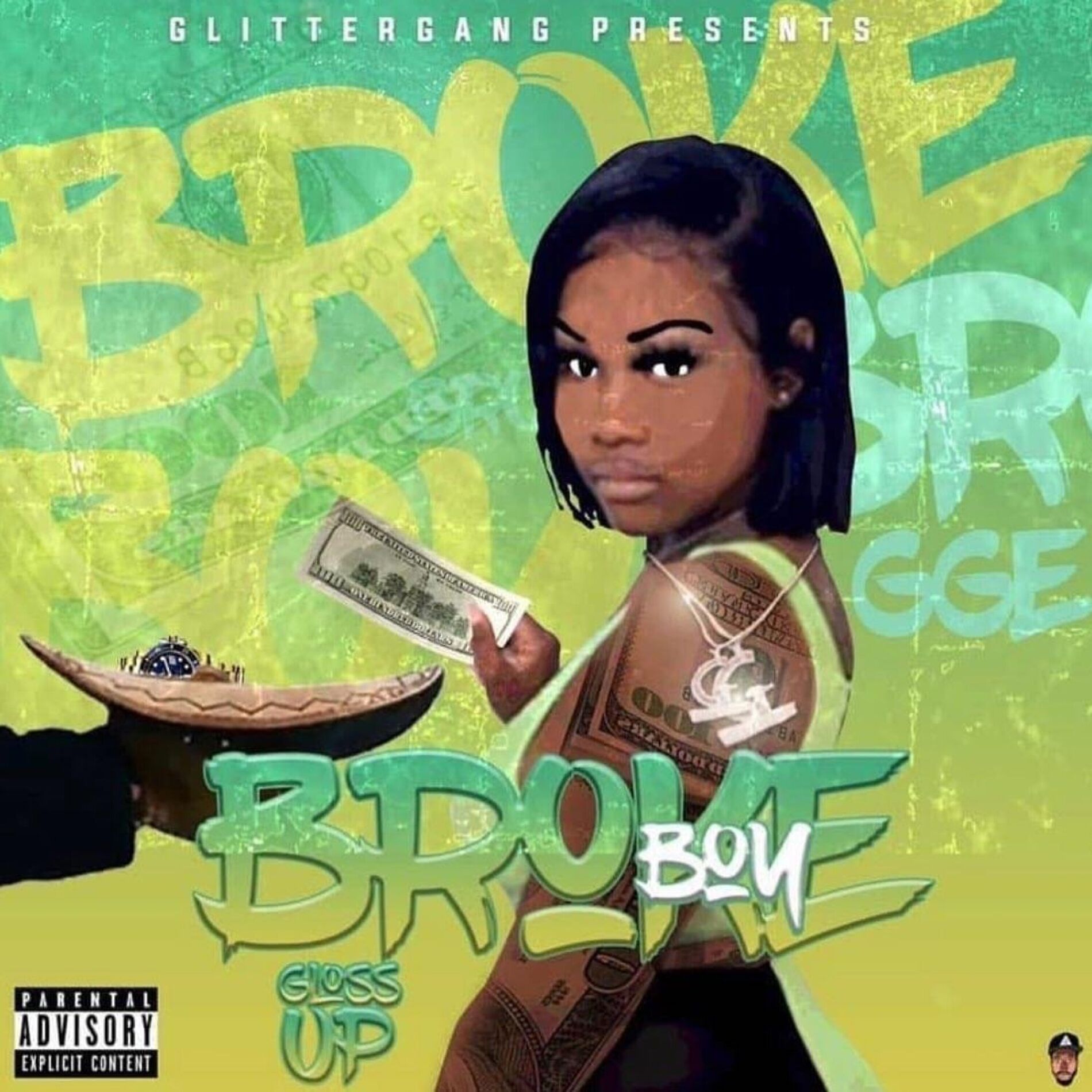 Album cover of Gloss Up Broke Boy (feat. Casino Jizzle)