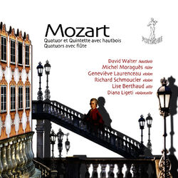 Cover of Mozart: Quatuor et Quintette avec hautbois – Quatuors avec flûte