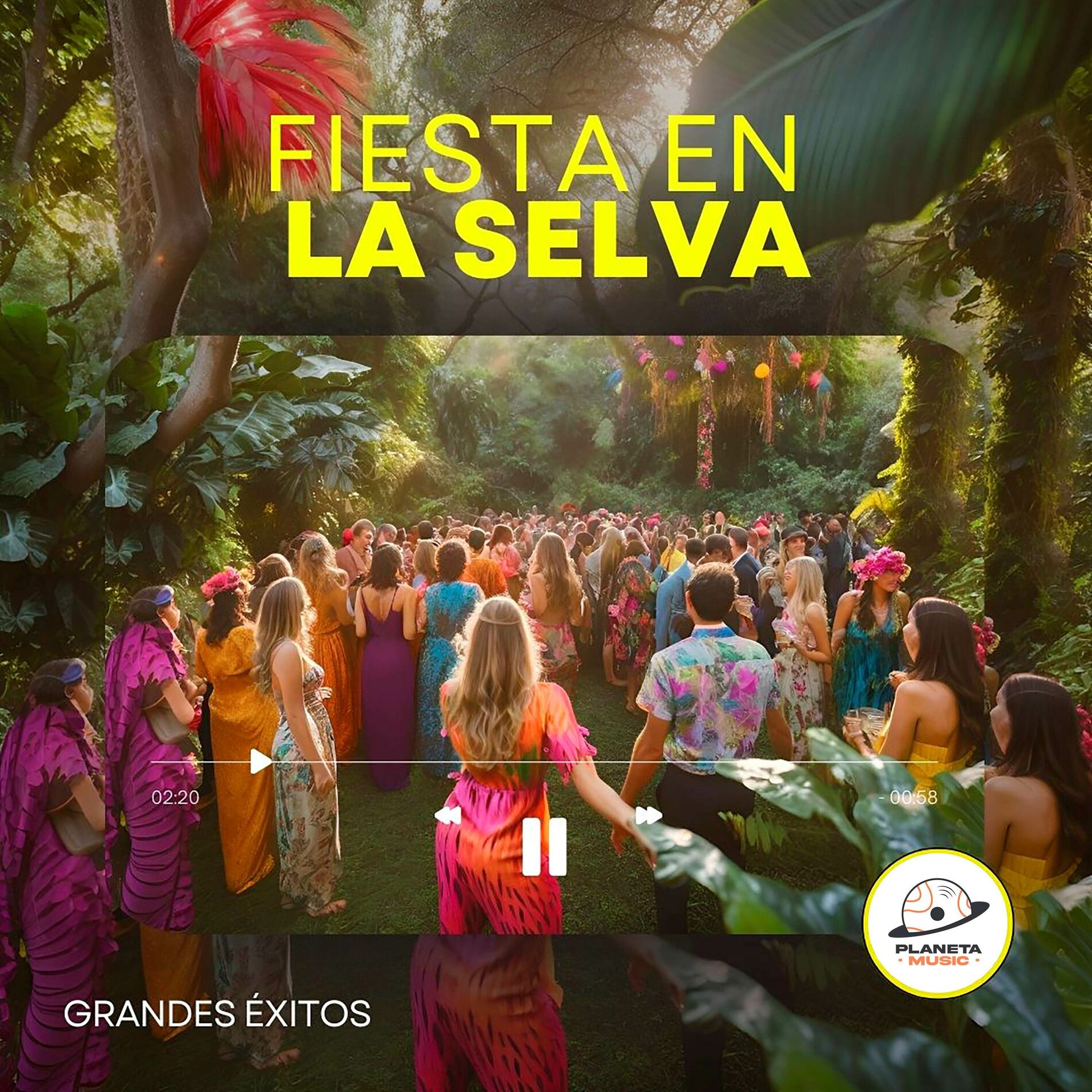 Album cover of Fiesta En La Selva Grandes Exitos