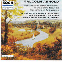 Malcolm Arnold: Serenade/Sinfoniettas Nos.1&2/Concerto for Two Violins album cover
