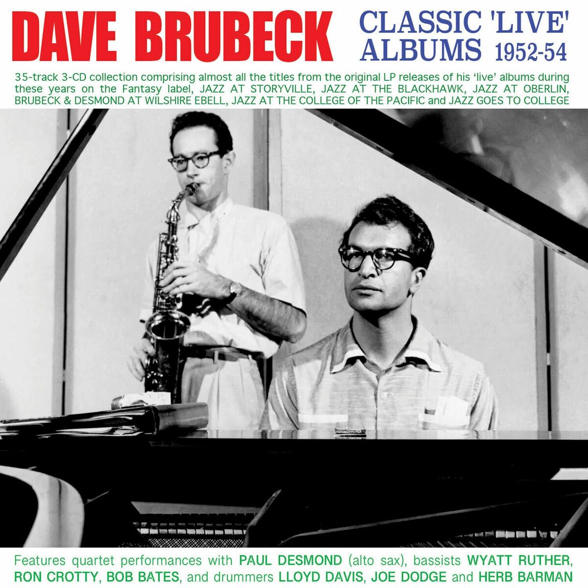 Album cover of Classic Live Albums 1952-54