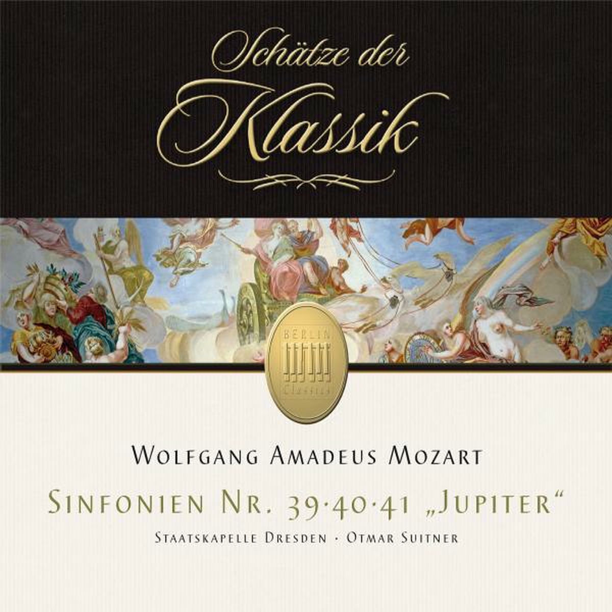 Album cover of Mozart: Symphonies No. 39, 40 & 41 (Schätze der Klassik)