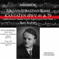 Cover of J.S. Bach: Cantatas, BWVV 41 & 79 (Live)